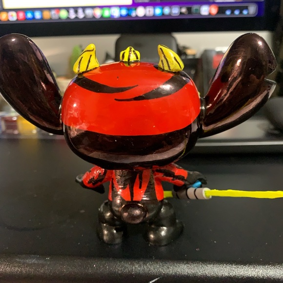 Glow in the dark Darth Stitch Custom funko pop! - Picture 4 of 5